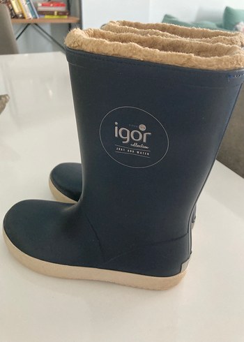Igor Kürklü Lacivert çocuk Çizme