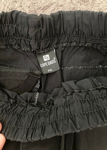 Siyah paraşüt kumaş eşofman erkek - Görsel 4