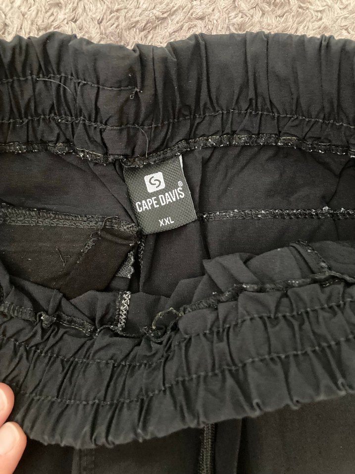 Siyah paraşüt kumaş eşofman erkek - Görsel 4