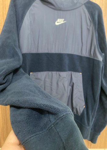 Nike Erkek Mavi Fermuarlı Sweatshirt - Görsel 3