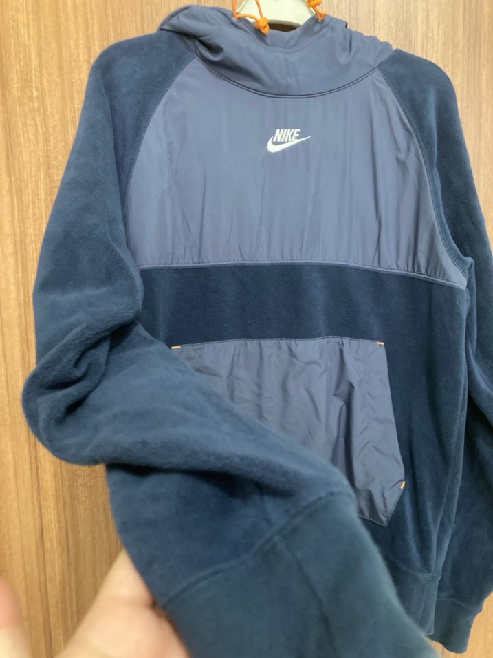 Nike Erkek Mavi Fermuarlı Sweatshirt - Görsel 2