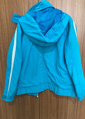 Erkek Çocuk Gri İç Astarlı Mavi Fermuarlı Ceket - Görsel 3