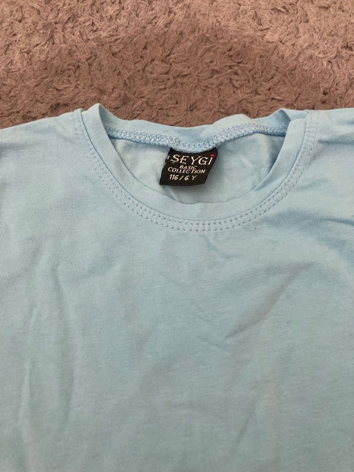 Erkek Çocuk Mavi Uzun Kollu Basic Sweatshirt - Görsel 2