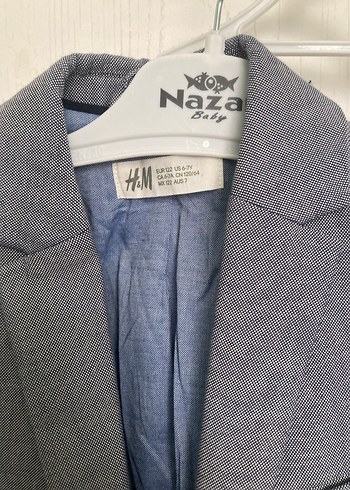 Gri Çocuk Takım Elbise Düğmeli - Görsel 4