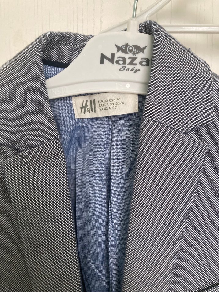 Gri Çocuk Takım Elbise Düğmeli - Görsel 4