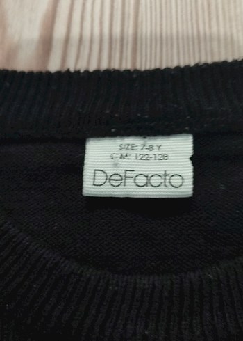 Defacto Siyah çocuk Uzun Kollu Basic Sweatshirt