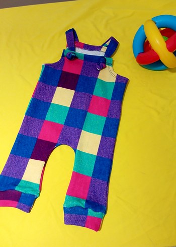 Renkli bebek tulumu - Görsel 2