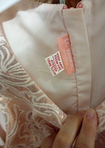 Dantel Detaylı Kız Çocuk Pembe Elbise - Görsel 4