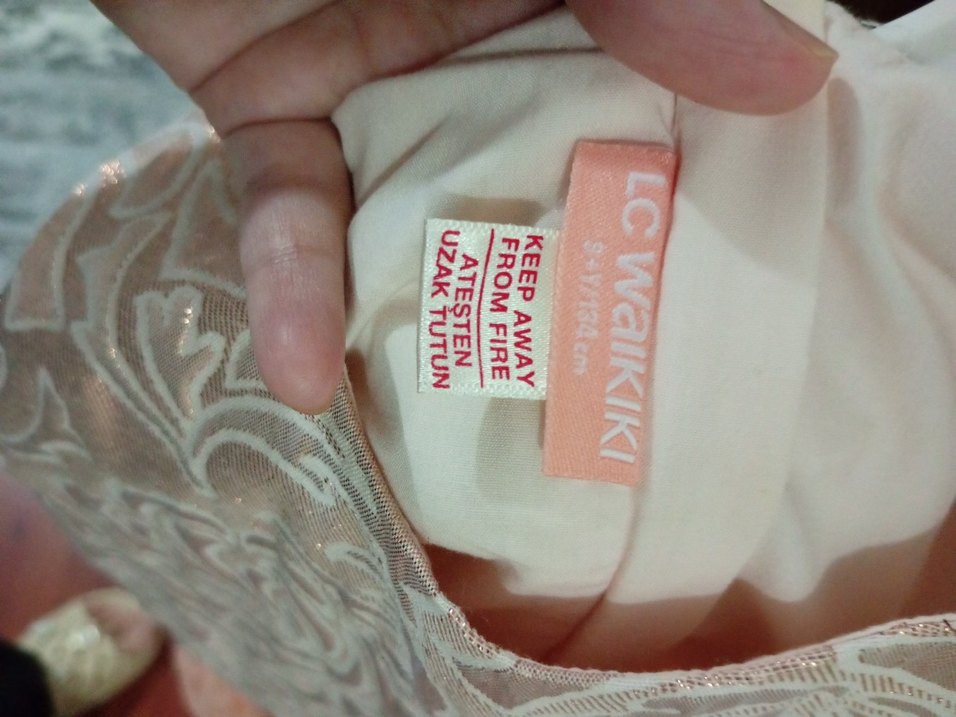 Dantel Detaylı Kız Çocuk Pembe Elbise - Görsel 5