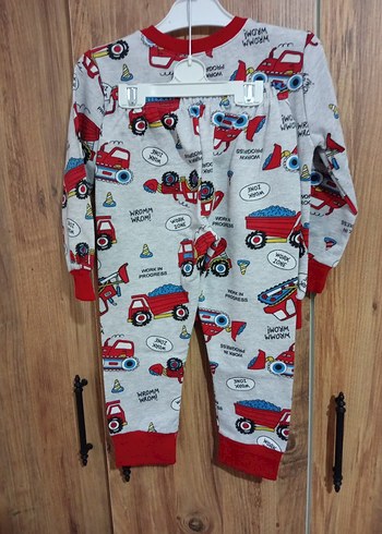 Renkli Baskılı /Erkek Çocuk Pijama Takımı - Görsel 4