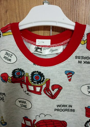 Renkli Baskılı /Erkek Çocuk Pijama Takımı - Görsel 3