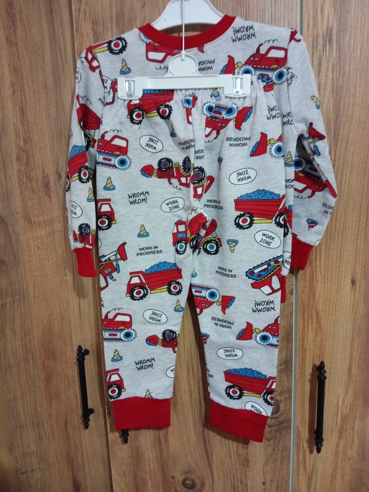 Renkli Baskılı /Erkek Çocuk Pijama Takımı - Görsel 4