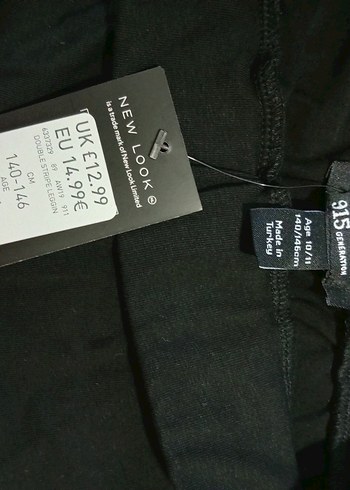 Siyah Çizgili Kadın Spor Tayt - Görsel 2