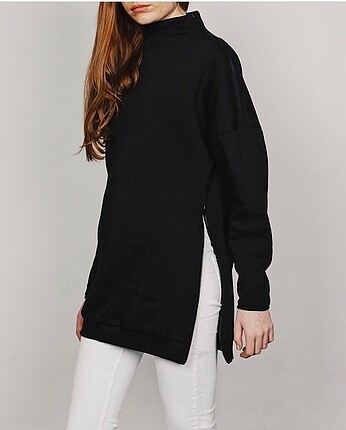 Fermuar detaylı Sweatshirt