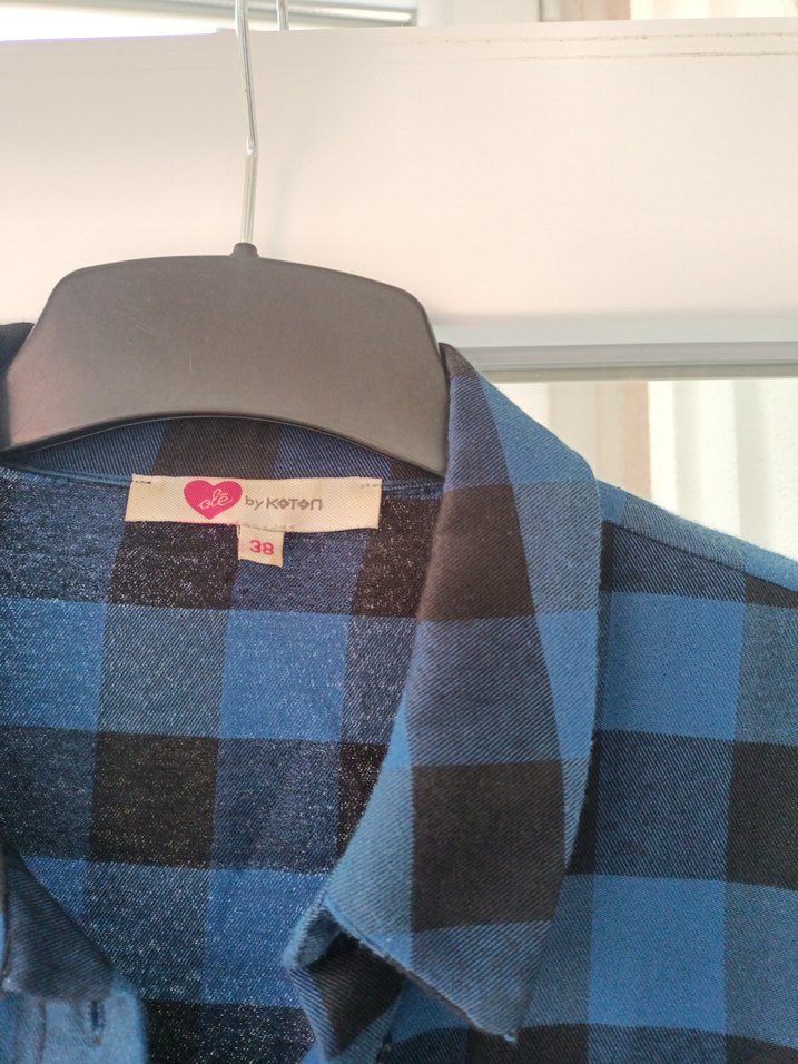 Koton Kadın Kareli Gömlek - Görsel 2