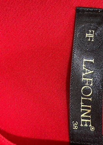 Kolsuz Kırmızı Hamile Tunik V Yaka - Görsel 3