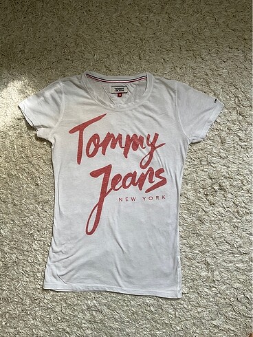 Tommy hilfiger kadın pamuklu tshirt