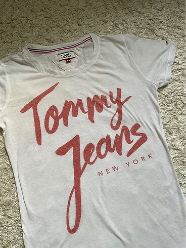 Tommy Hilfiger Tommy hilfiger kadın pamuklu tshirt