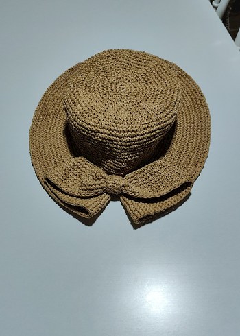 Bej Örgü Kadın Şapka - Görsel 2