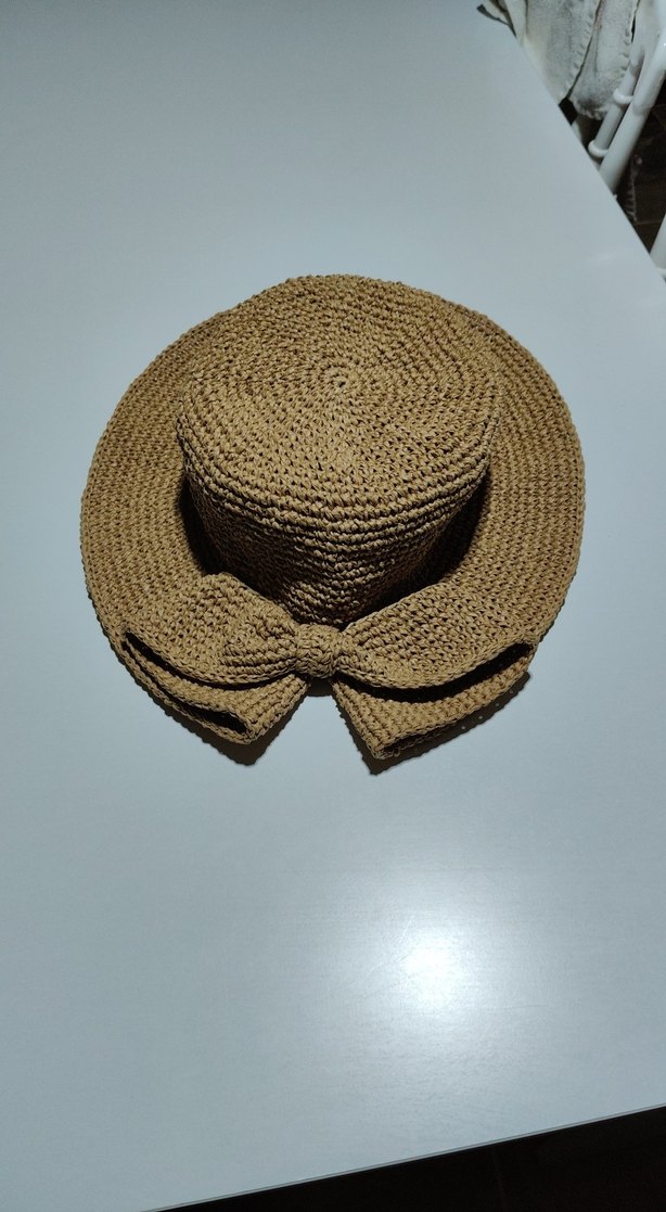 Bej Örgü Kadın Şapka - Görsel 2