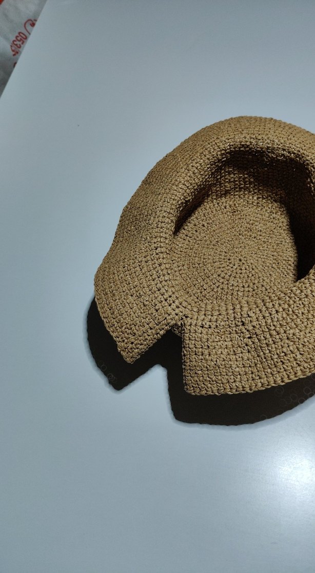 Bej Örgü Kadın Şapka - Görsel 3