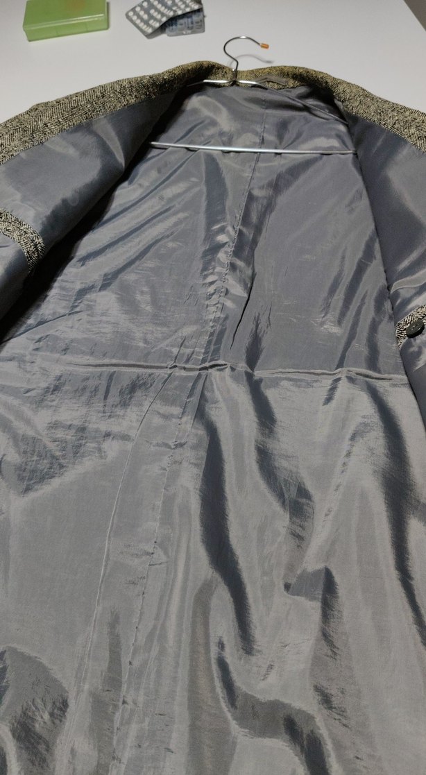 Gri Erkek Yün Ceket Düğmeli - Görsel 2