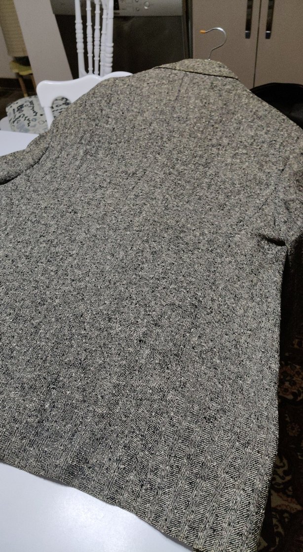 Gri Erkek Yün Ceket Düğmeli - Görsel 3