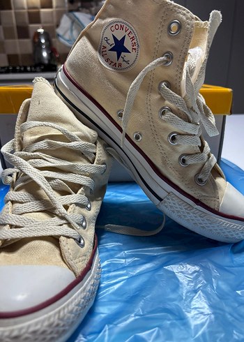 Beyaz Converse All Star Kadın Spor Ayakkabı - Görsel 3