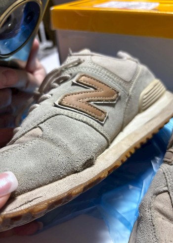 new balance 574 modeli bayan spor ayakkabı - Görsel 2