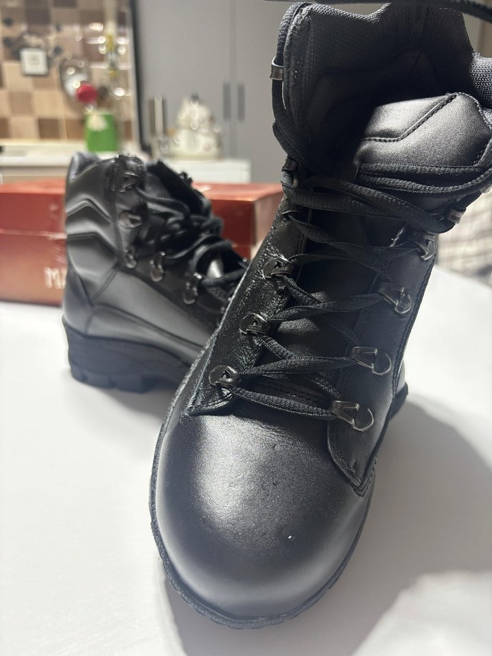 Siyah  Erkek Biker Bot - Görsel 2