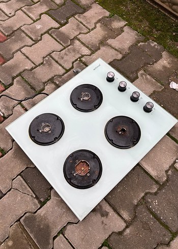 Beyaz Camlı 4 Gözlü Ocak - Görsel 2