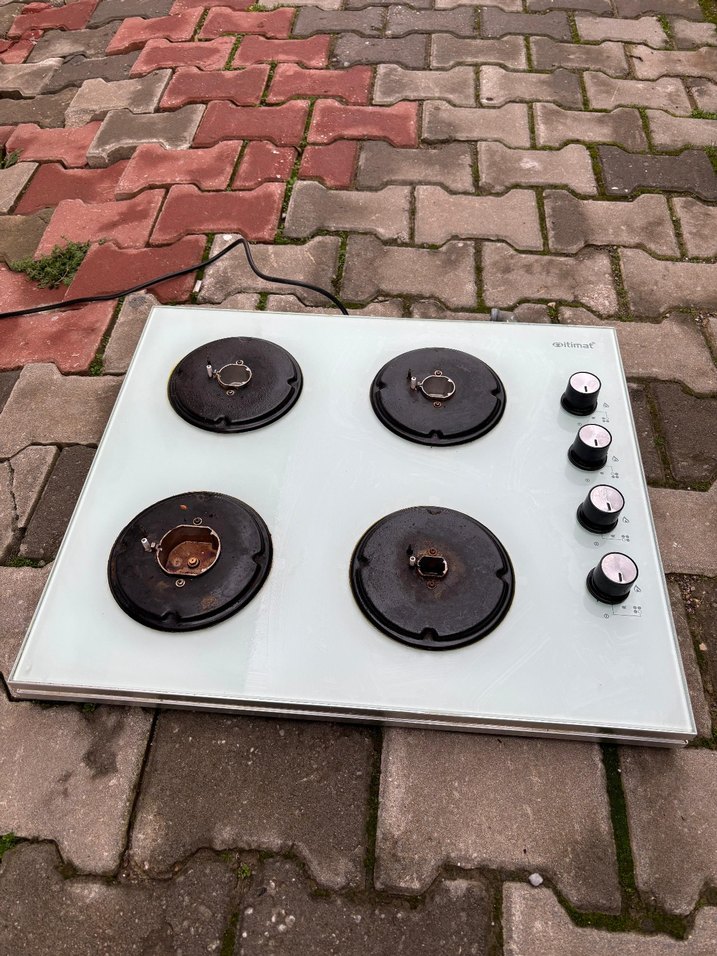 Beyaz Camlı 4 Gözlü Ocak - Görsel 3