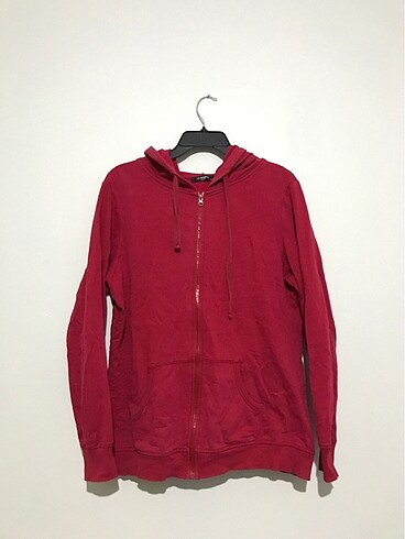 Fermuarlı kapüşonlu sweatshirt