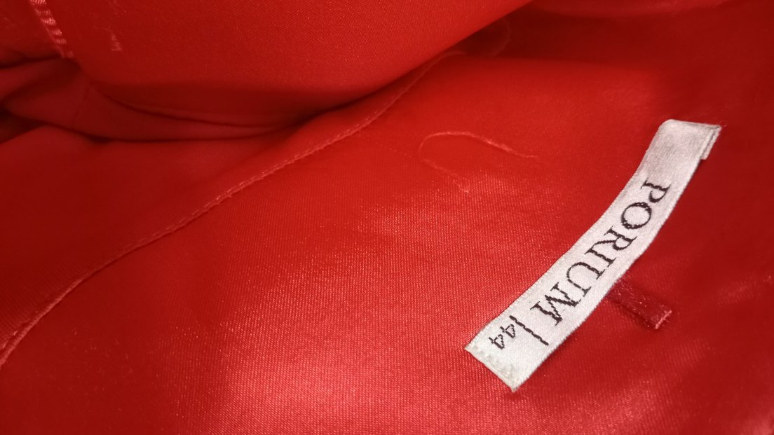 Kırmızı Payetli Uzun Abiye Elbise - Görsel 5