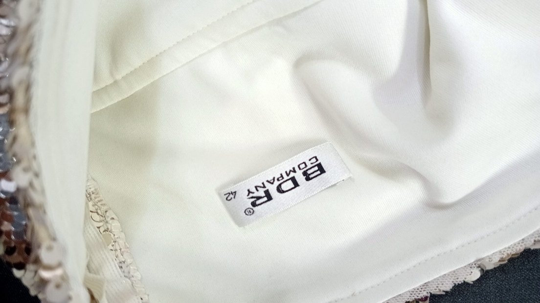 İşlemeli Straplez Uzun Beyaz Abiye Elbise - Görsel 5