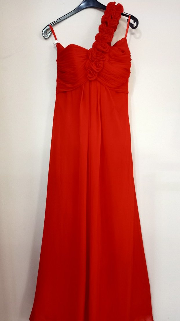 Kırmızı Abiye elbise - Görsel 2