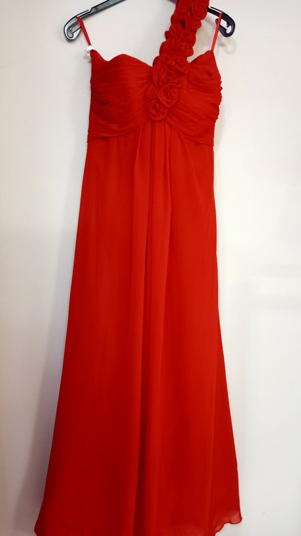 Kırmızı Abiye elbise - Görsel 3