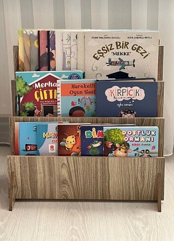 Montessori Çocuk Odası Raf, Anasınıfı Kitap Rafı