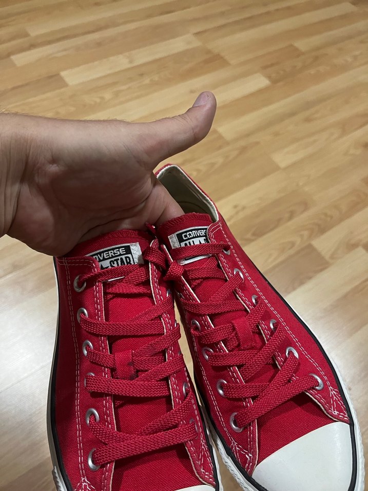 Orjinal Kırmızı Converse - Görsel 5