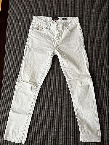 Uspa Beyaz erkek pantolon