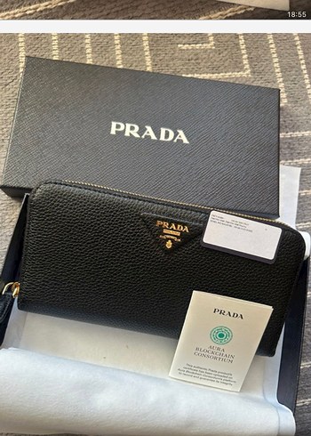 Beden siyah Renk Prada cüzdan
