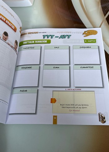 Benim Hocam TYT-AYT Öğrenci Ders Takip Defteri - Görsel 2