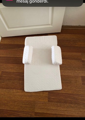 Beyaz Emzirme ve Hamilelik Yastığı - Görsel 2