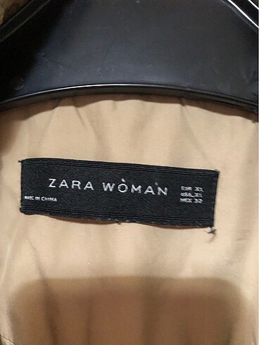 xl Beden Zara montu iki kol arası 57