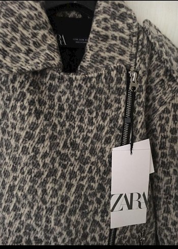 Zara Leopar Desenli Kadın Ceket - Görsel 4