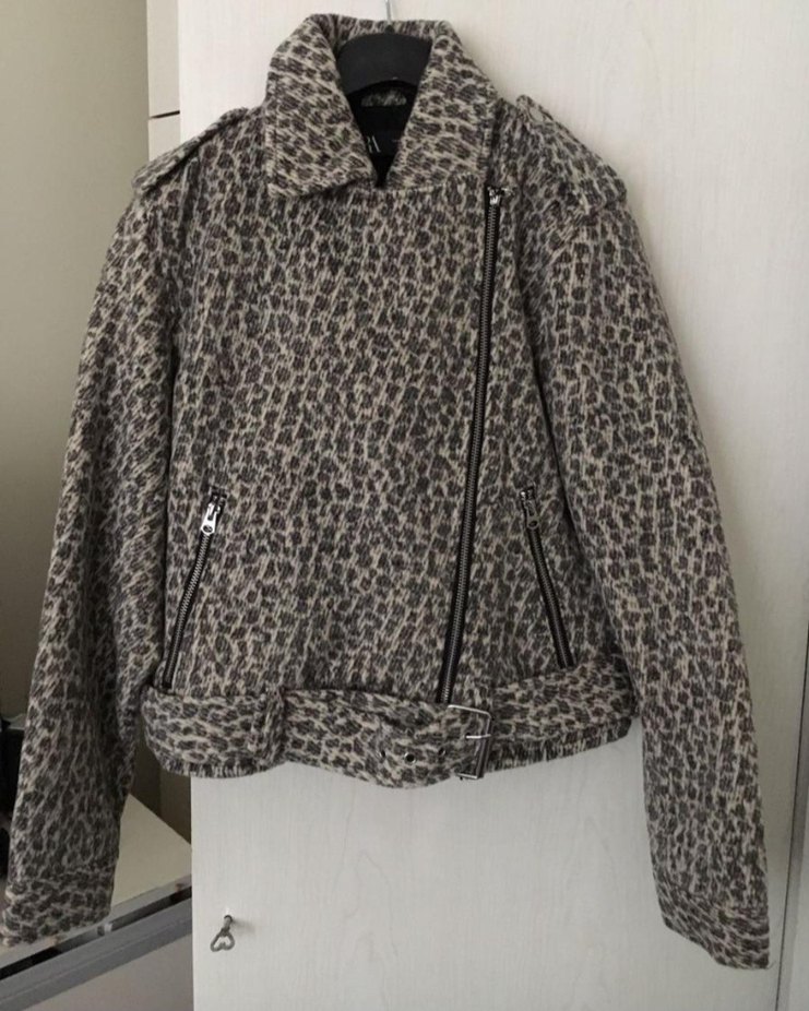 Zara Leopar Desenli Kadın Ceket - Görsel 2