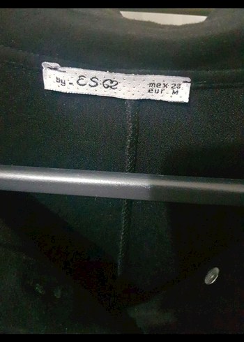 Düğmeli Siyah süet nubuk Kadın Ceket - Görsel 6