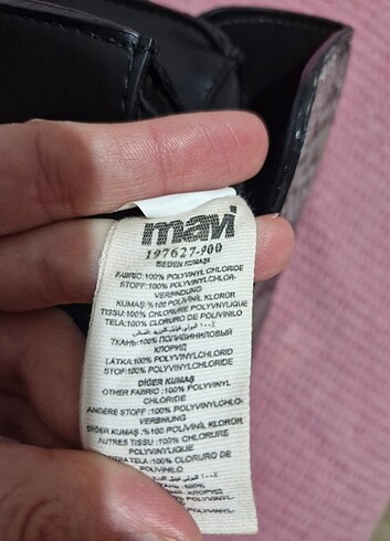 Mavi marka askılı çanta - Görsel 5