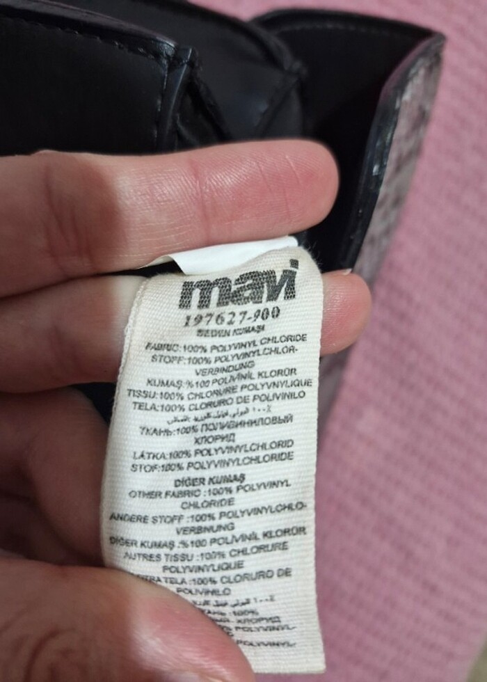 Mavi marka askılı çanta - Görsel 5