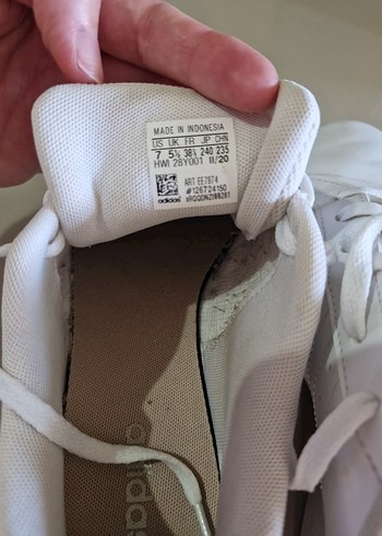 Adidas Beyaz Gri Kadın Spor Ayakkabı - Görsel 6